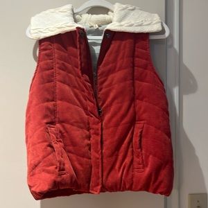 Hem and Thread medium vest with sweater neck detail